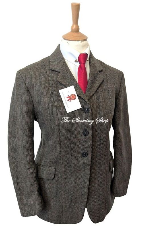 LADIES FLYDE BROWN TWEED JACKET SIZE 18 (42)