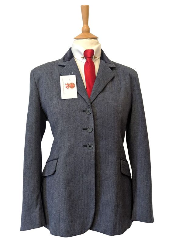 LADIES TAGG SPIRIT BON BLUE TWEED JACKET SIZE 16 (40)