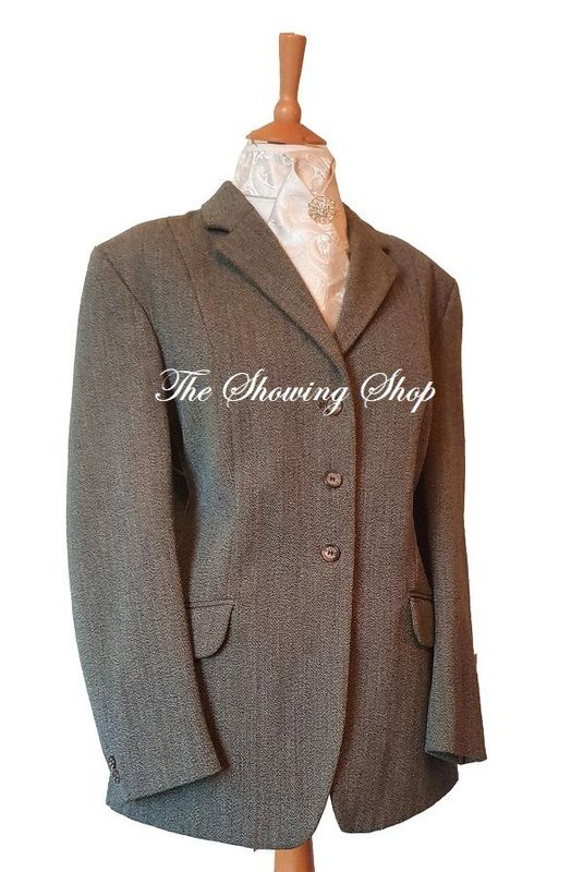 LADIES MEARS HEAVYWEIGHT KEEPERS TWEED JACKET SIZE 10(34)