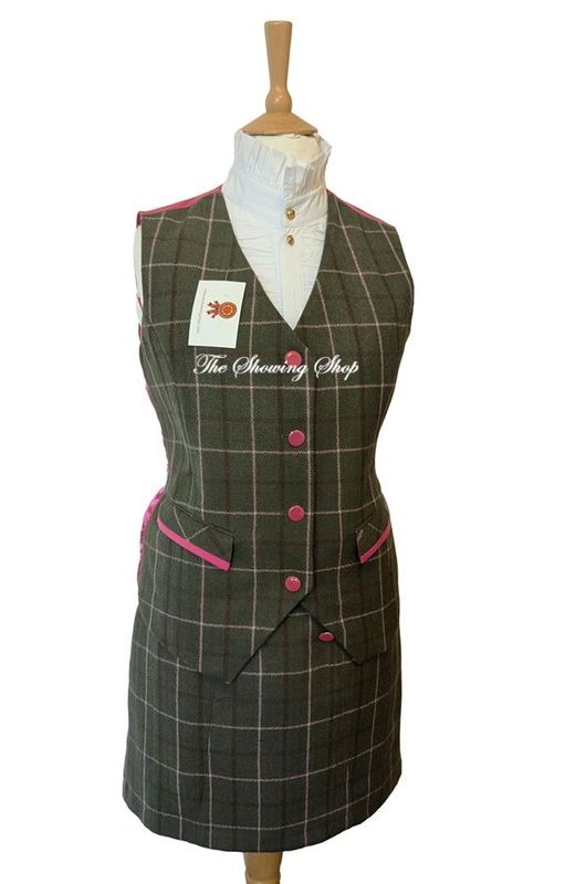 LADIES RYDALE HANNAH WAISTCOAT & SKIRT SET SIZE 12