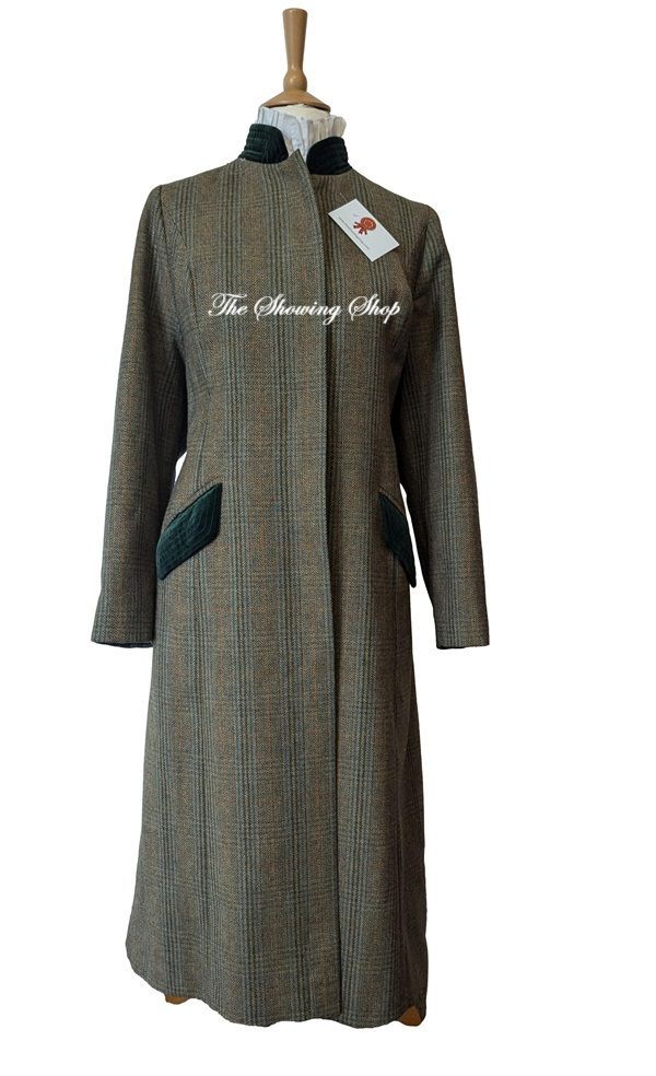 LADIES FRIMBLE OF RIPON GREEN FULL LENGTH TWEED COAT SIZE 22 LADIES FRIMBLE OF RIPON GREEN FULL LENGTH TWEED COAT SIZE 22
