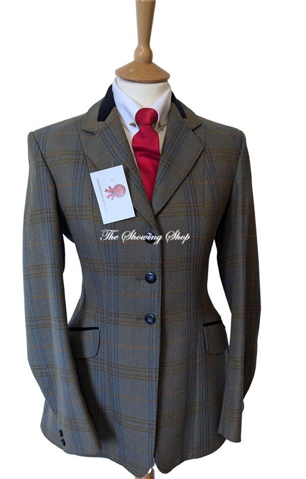 LADIES ALEXANDER JAMES GREEN & BLUE TWEED JACKET SIZE 10 LADIES ALEXANDER JAMES GREEN & BLUE TWEED JACKET SIZE 10