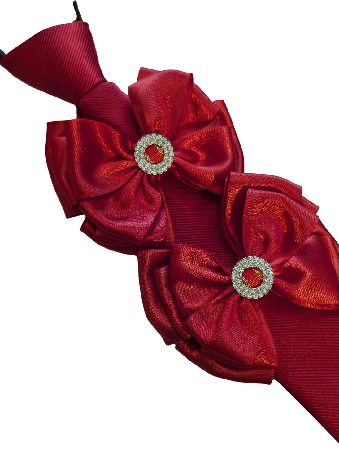 CHILDS PREMIUM WINE SHOWING BOWS AND ZIP TIE SET CHILDS PREMIUM WINE SHOWING BOWS AND ZIP TIE SET