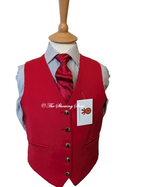 CHILDS MRS CANDY/ PRETTY PONIES SHOWING SHIRT, WAISTCOAT AND ZIP TIE SET SIZE 30 CHILDS MRS CANDY/ PRETTY PONIES SHOWING SHIRT, WAISTCOAT AND ZIP TIE SET SIZE 30