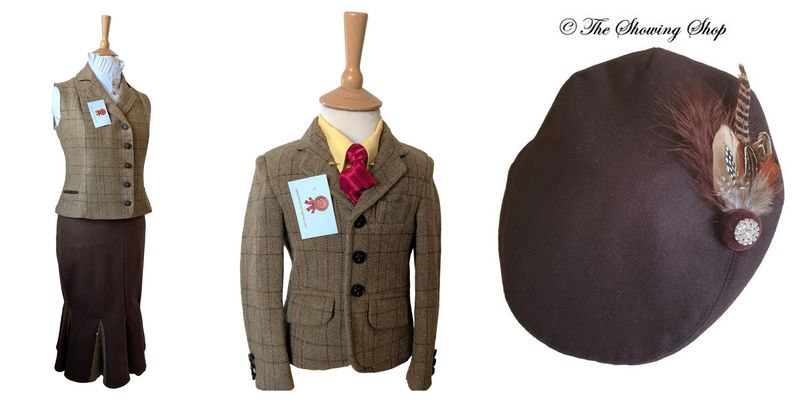 RARE SHOWING CLASSICS BESPOKE LEADER & BOYS LEAD REIN OUTFIT. SIZES 12 & 24
