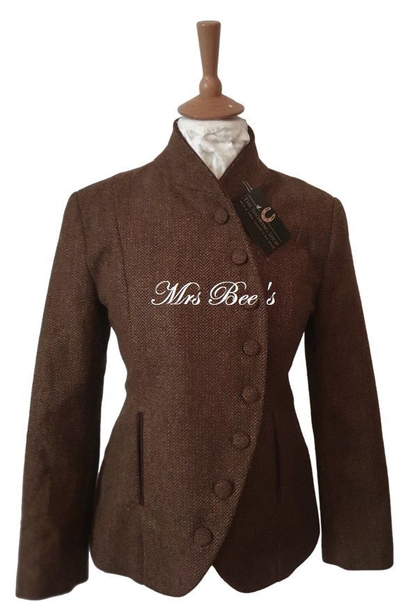 LADIES JACK MURPHY HARRIET BROWN TWEED JACKET SIZE 16 LADIES JACK MURPHY HARRIET BROWN TWEED JACKET SIZE 16