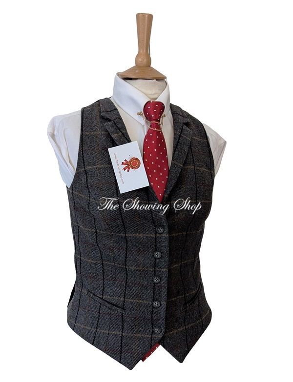LADIES TWEED WAISTCOAT SIZE 10