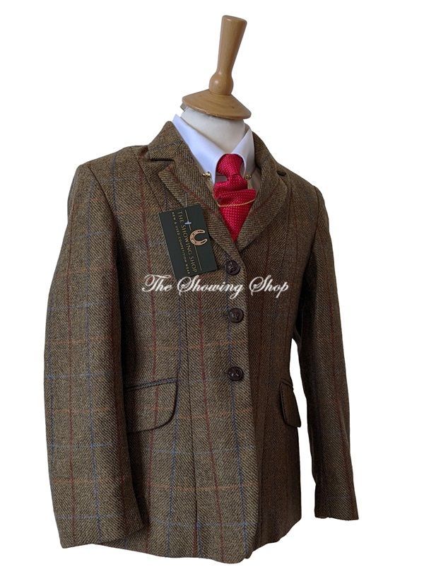 BRAND NEW CHILDS CALDENE SOUTHWOLD BROWN TWEED SHOWING JACKET SIZE 26 BRAND NEW CHILDS CALDENE SOUTHWOLD BROWN TWEED SHOWING JACKET SIZE 26