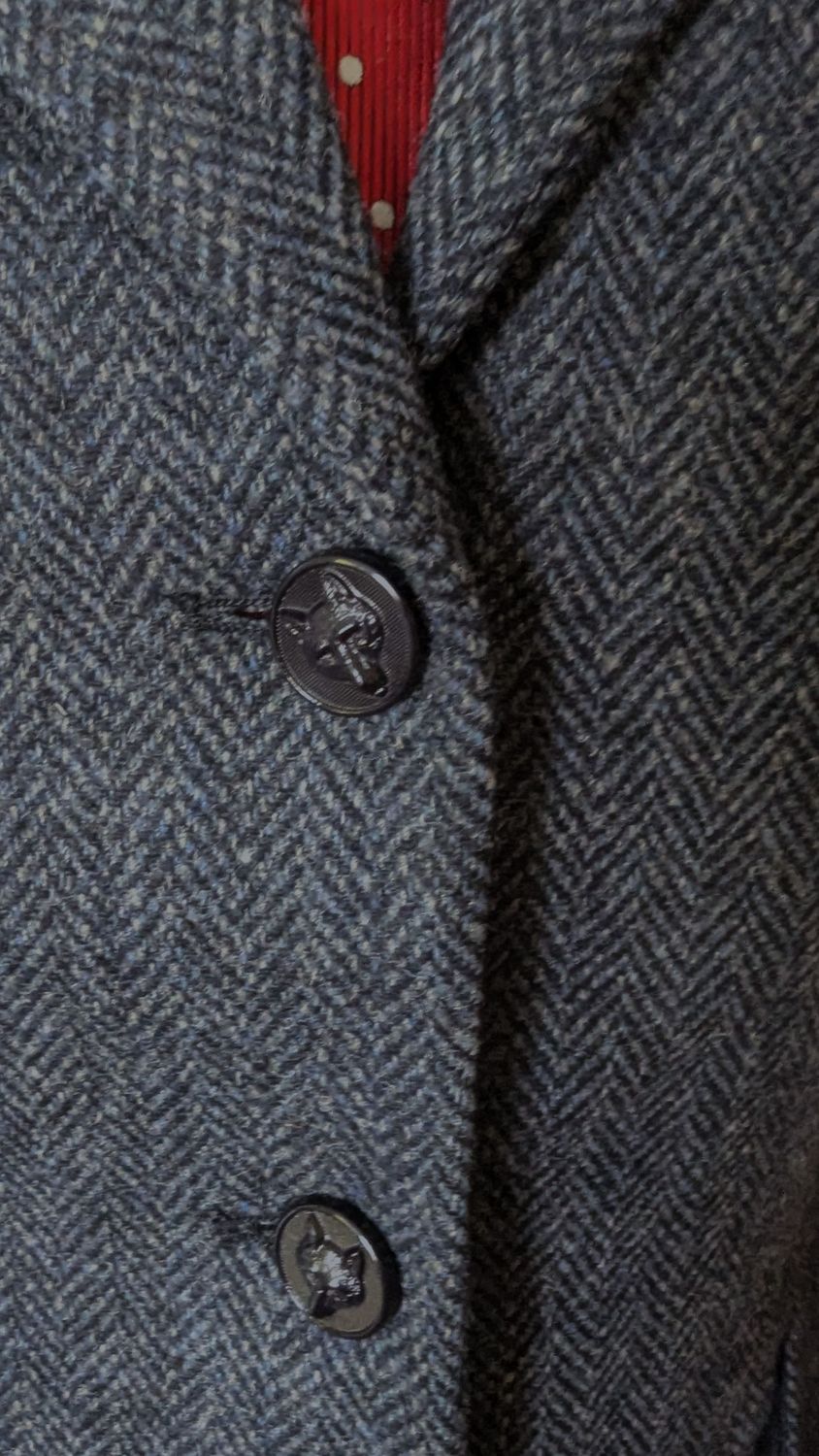 BRAND NEW CHILDS & MAIDS CALDENE SOUTHWOLD BLUE TWEED SHOWING JACKET - VARIOUS SIZES BRAND NEW CHILDS & MAIDS CALDENE SOUTHWOLD BLUE TWEED SHOWING JACKET - VARIOUS SIZES