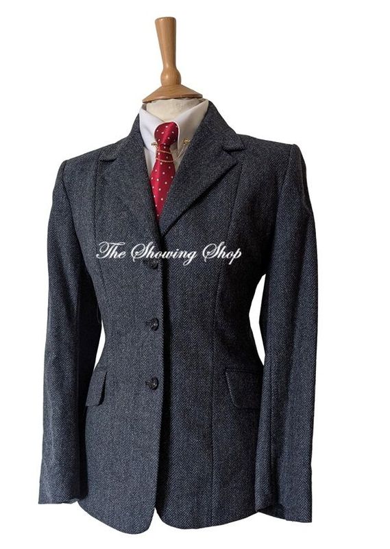 BRAND NEW CHILDS  & MAIDS CALDENE SOUTHWOLD BLUE TWEED SHOWING JACKET - VARIOUS SIZES