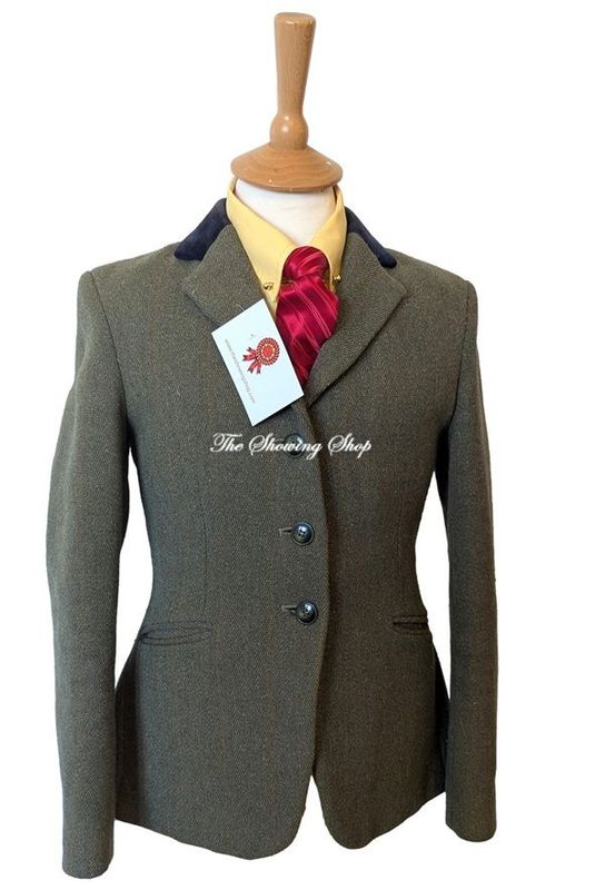 CHILDS TATERSALL LINED DERBY TWEED JACKET SIZE 30