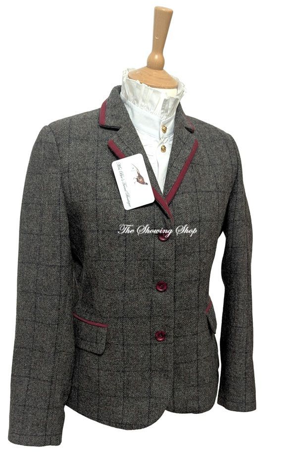 LADIES HIDEPARK KELSO GREY & RED TWEED JACKET SIZE 14 LADIES HIDEPARK KELSO GREY & RED TWEED JACKET SIZE 14