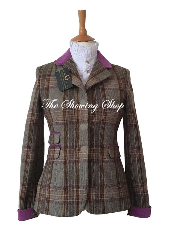 LADIES VILAGALLO GREEN TWEED JACKET SIZE 12