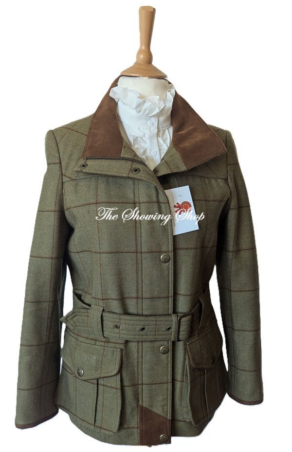 LADIES HIDEPARK HARBY GREEN FIELD COAT SIZE 14