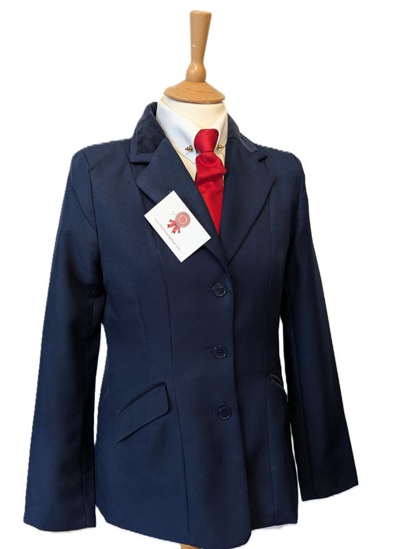 LADIES NAVY REQUISITE SHOWING JACKET SIZE 10