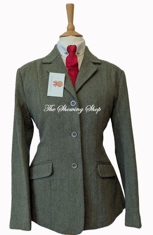 BRAND NEW LADIES SHERWOOD GREEN TWEED JACKET SIZE 14