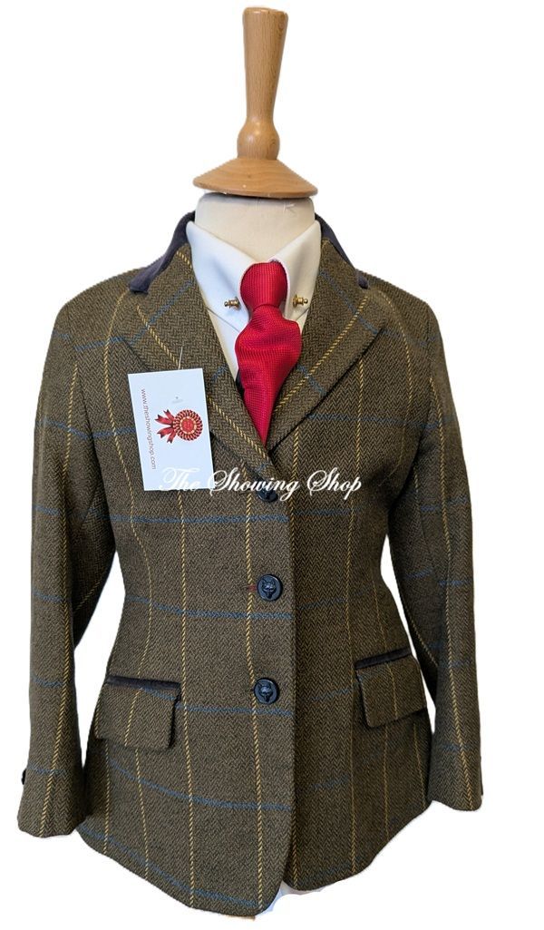 CHILDS MRS CANDY BROWN TWEED SHOWING JACKET SIZE 25 CHILDS MRS CANDY BROWN TWEED SHOWING JACKET SIZE 25