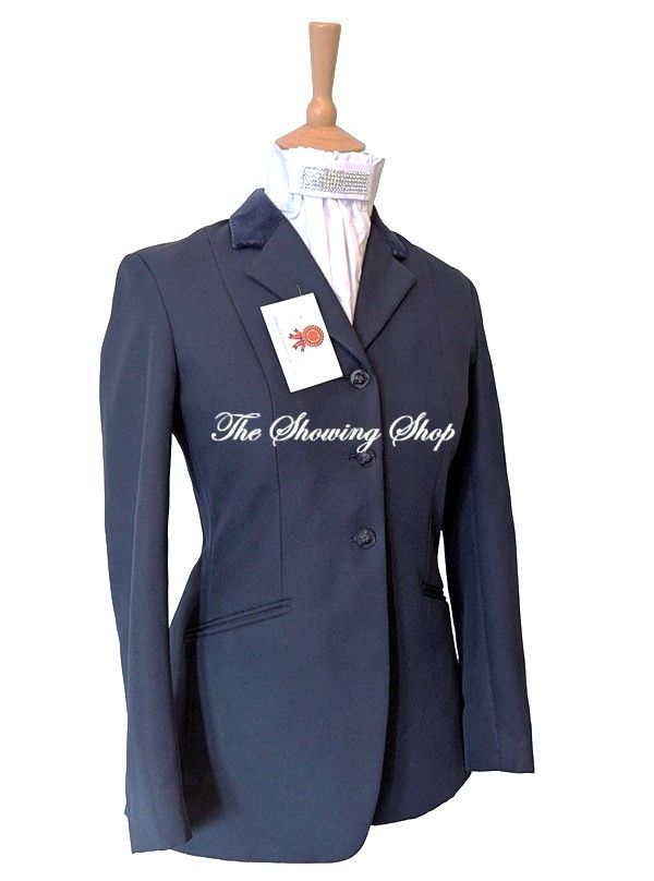LADIES R H MEARS NAVY SHOWING JACKET SIZE 38 (14)