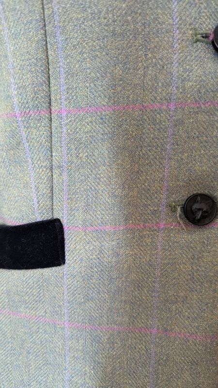 MEARS GREEN TWEED LEAD REIN OUTFIT- LEADER & CHILDS- SIZES 10 & 22
