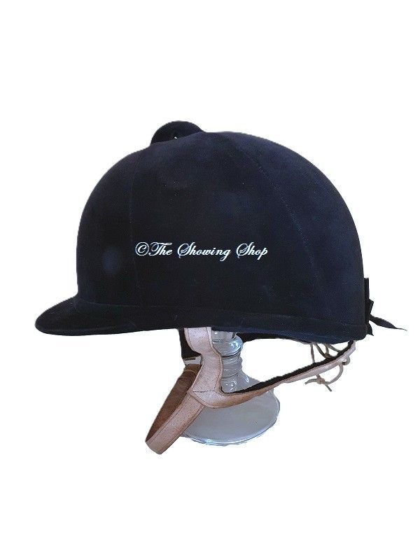 CHARLES OWEN SHOWJUMPER XP NAVY SHOWING HAT SIZE 7 1/4 (59)