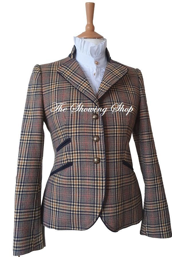 LADIES BARILOCHE  CHECKTWEED JACKET SIZE 16