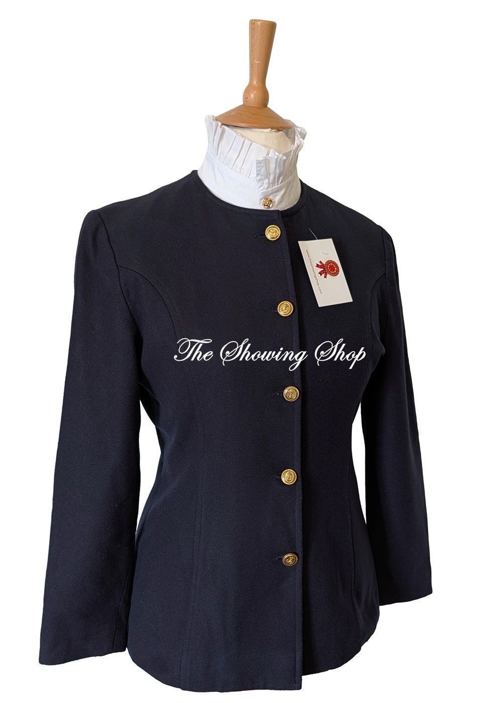 LADIES NAVY WOOL LEADERS JACKET SIZE 10 LADIES NAVY WOOL LEADERS JACKET SIZE 10