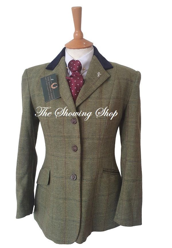 LADIES CALDENE SILVERDALE GREEN TWEED JACKET SIZE 10 (34)