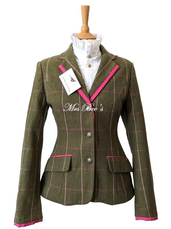 LADIES RYDALE JESSICA  GREEN TWEED JACKET SIZE 12