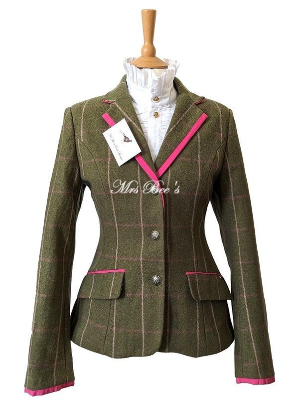 LADIES RYDALE JESSICA  GREEN TWEED JACKET SIZE 12