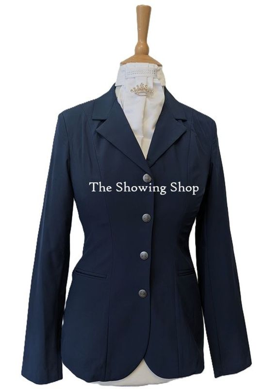 LADIES DUBLIN DERBY NAVY SOFTSHELL COMPETITON JACKET SIZE 8 (32)