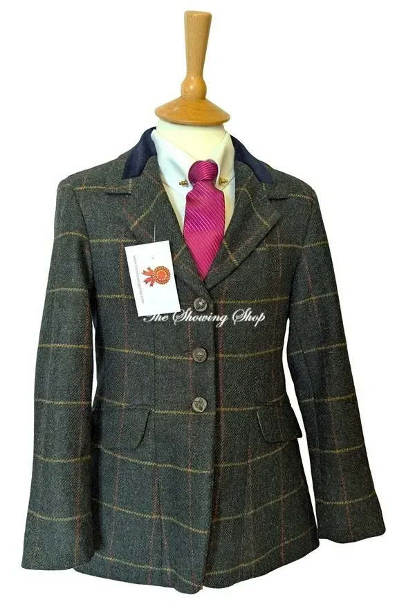 CHILDS FIREFOOT FEWSTON GREEN TWEED SHOWING JACKET SIZE 28 CHILDS FIREFOOT FEWSTON GREEN TWEED SHOWING JACKET SIZE 28