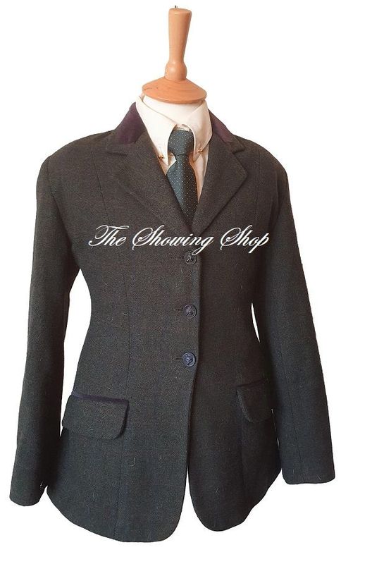 CHILDS TAGG ELF ESSEN GREEN TWEED JACKET SIZE 26