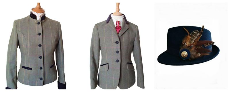 R H MEARS GREEN TWEED LEAD REIN OUTFIT SIZES 10 & 24