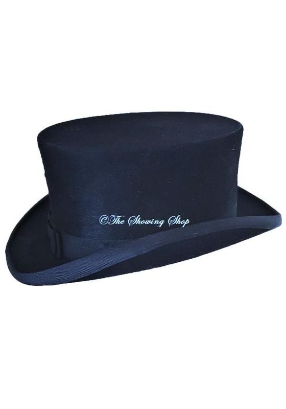 CHRISTY NAVY WOOL DRESSAGE TOP HAT SIZE 6 5/8
