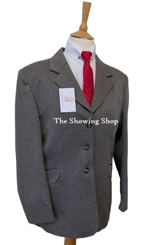 LADIES FULLER FILLIES GREY TWEED SHOWING JACKET SIZE 18 (42)