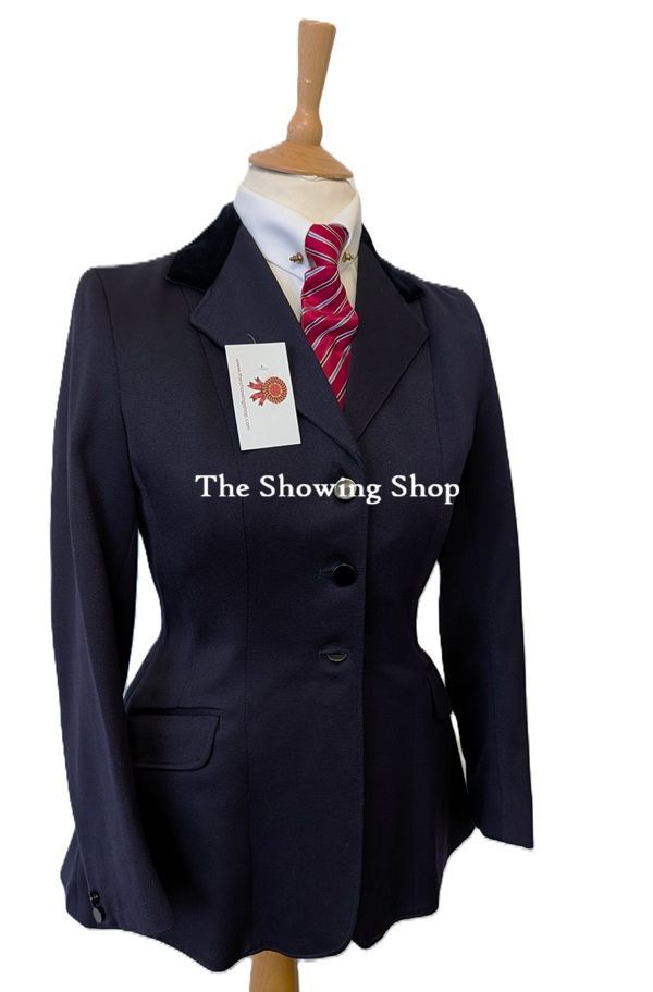 BRAND NEW LADIES R H MEARS NAVY WOOL SHOWING JACKET SIZE 12 (36)