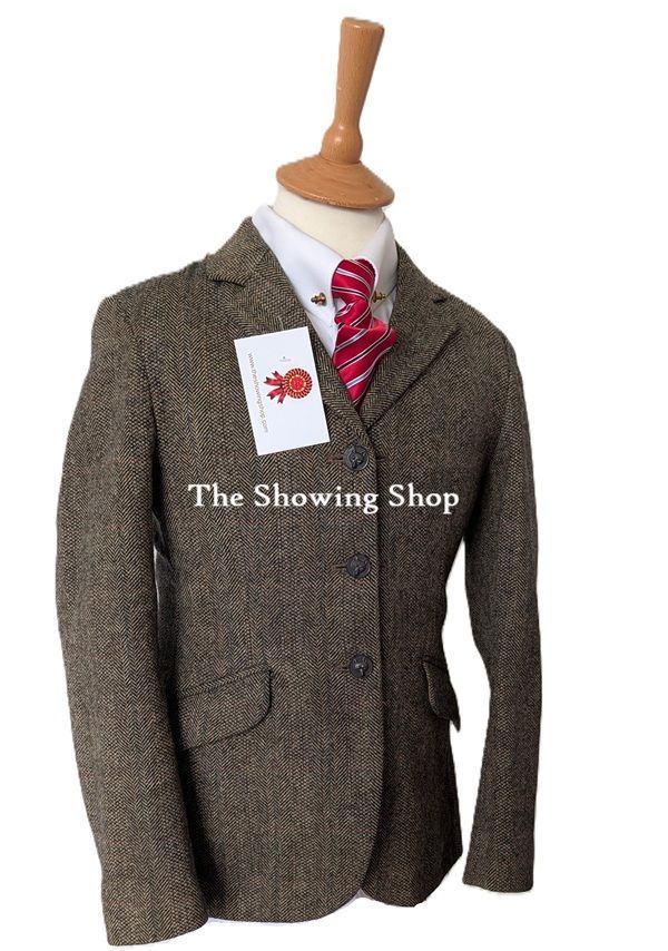 CHILDS R H MEARS BROWN TWEED JACKET SIZE 28 CHILDS R H MEARS BROWN TWEED JACKET SIZE 28