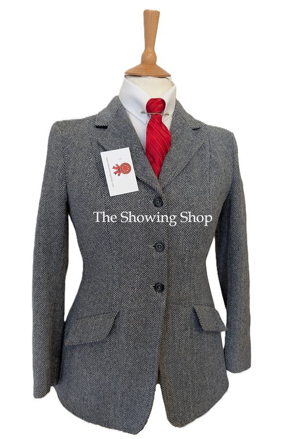 LADIES MEARS BLUE TWEED JACKET SIZE 12 (36)