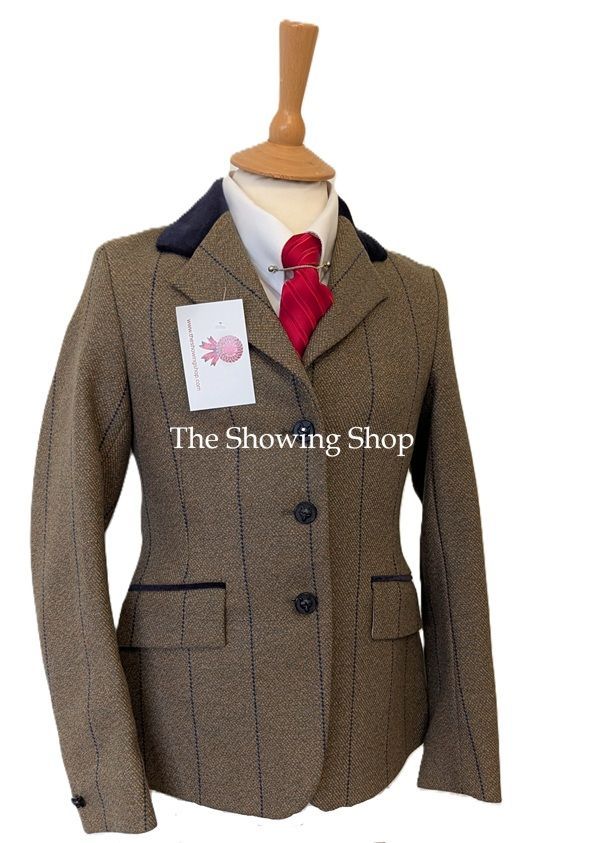 GIRLS MRS CANDY GREEN TWEED JACKET SIZE 27