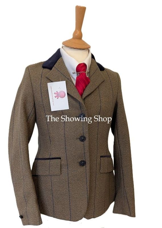 GIRLS MRS CANDY GREEN TWEED JACKET SIZE 27