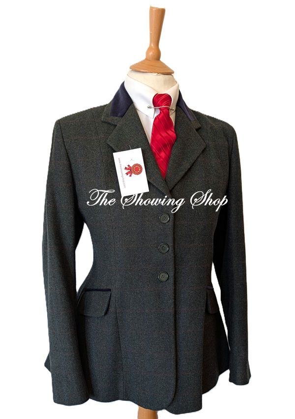 IMMACULATE LADIES TAGG GENEVA GREEN TWEED JACKET SIZE 18(42) IMMACULATE LADIES TAGG GENEVA GREEN TWEED JACKET SIZE 18(42)