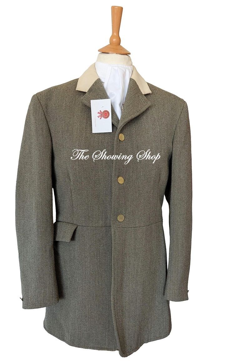 MENS BESPOKE MEARS HEAVYWEIGHT KEEPERS TWEED FROCK COAT SIZE 44