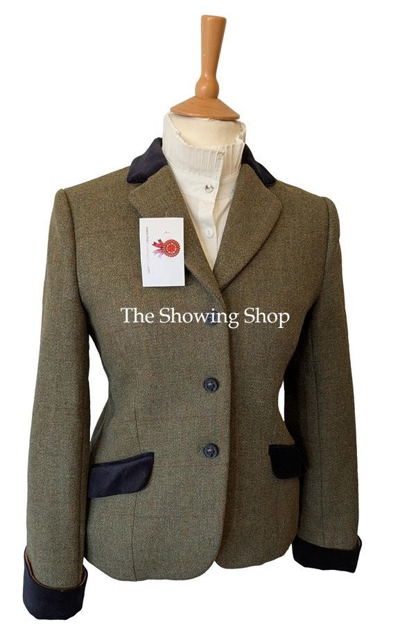 EQUETECH GREEN TWEED LEADERS JACKET SIZE 12 (36)