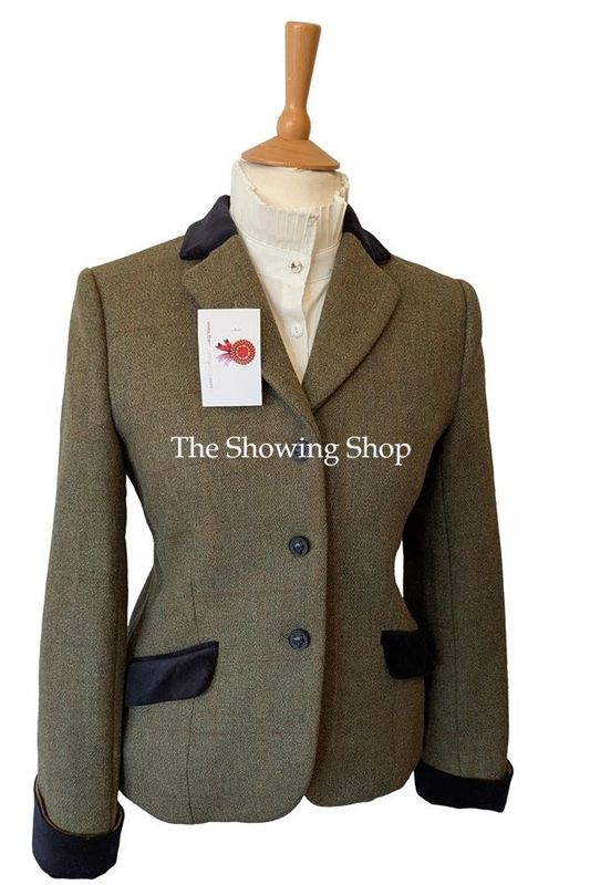 EQUETECH GREEN TWEED LEADERS JACKET SIZE 12 (36)