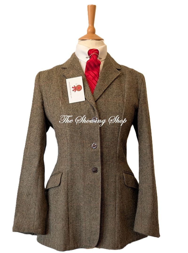 LADIES DERBY HOUSE BROWN TWEED JACKET SIZE 16 (40)