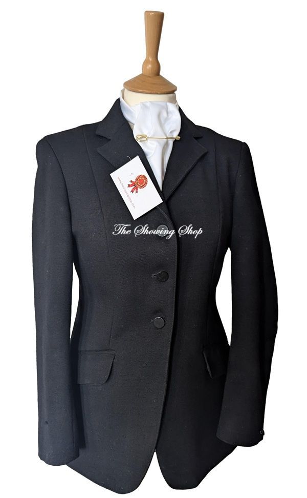 LADIES MEARS BLACK HUNT COAT SIZE 12 (36) LADIES MEARS BLACK HUNT COAT SIZE 12 (36)