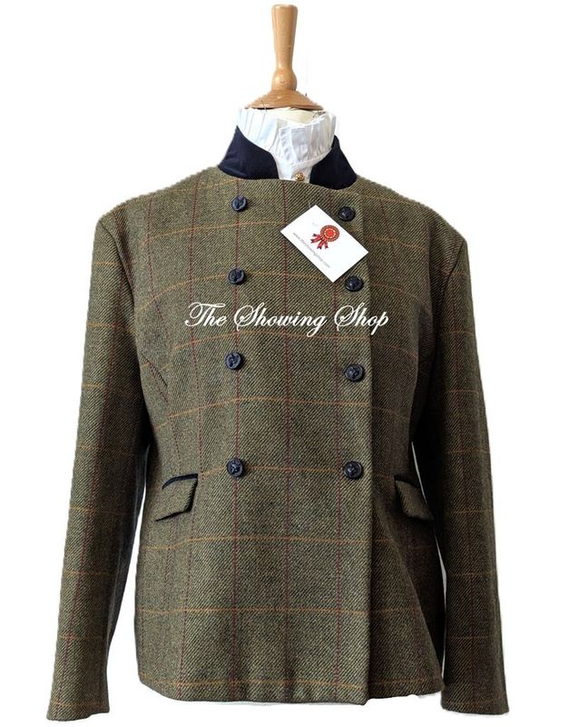 BESPOKE LADIES MRS CANDY GREEN TWEED LLEADERS JACKET SIZE 22