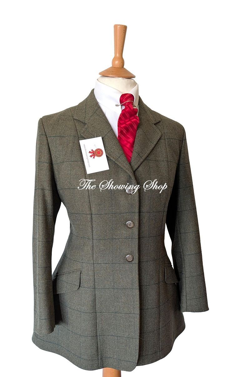 LADIES CALDENE GATCOMBE GREEN TWEED JACKET SIZE 16 (40) LADIES CALDENE GATCOMBE GREEN TWEED JACKET SIZE 16 (40)