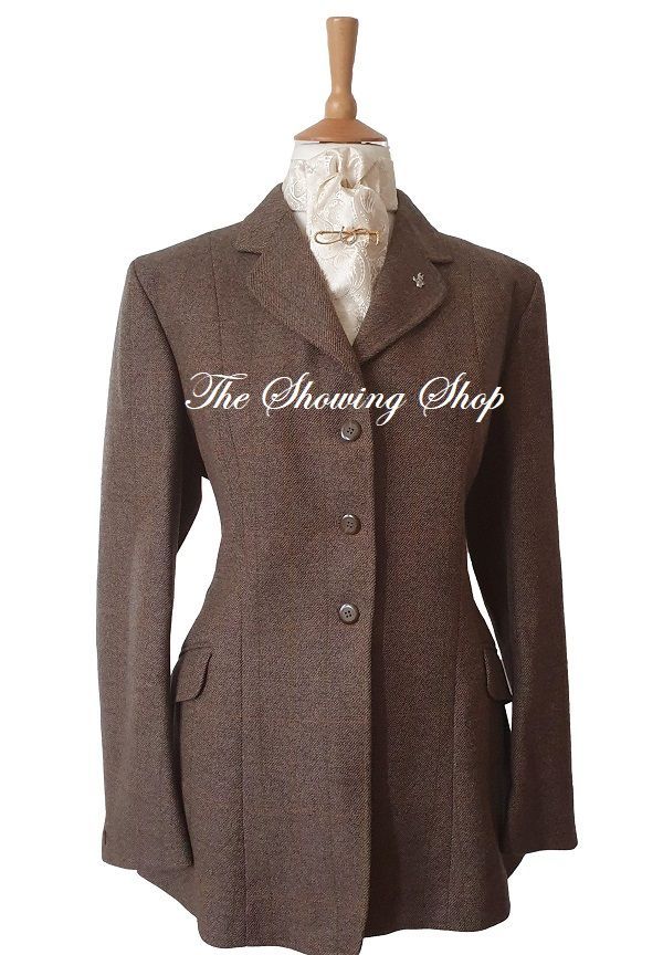 LADIES CALDENE GATCOMBE BROWN TWEED JACKET SIZE 16 (40) LADIES CALDENE GATCOMBE BROWN TWEED JACKET SIZE 16 (40)