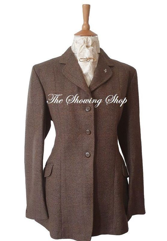 LADIES CALDENE GATCOMBE BROWN TWEED JACKET SIZE 16 (40)